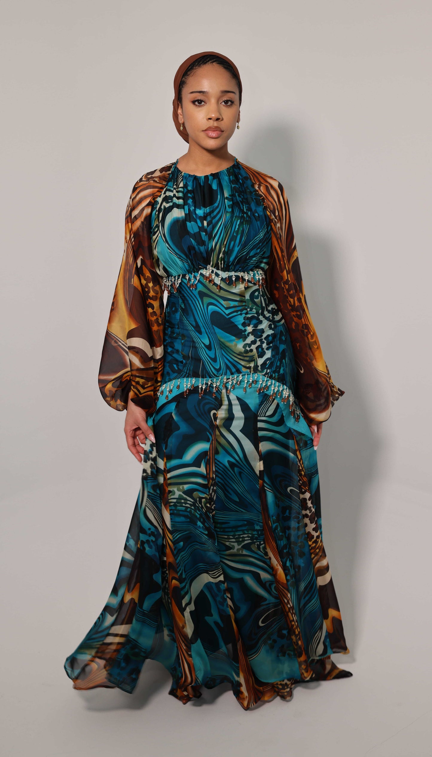 Leopard Bloom Dress
