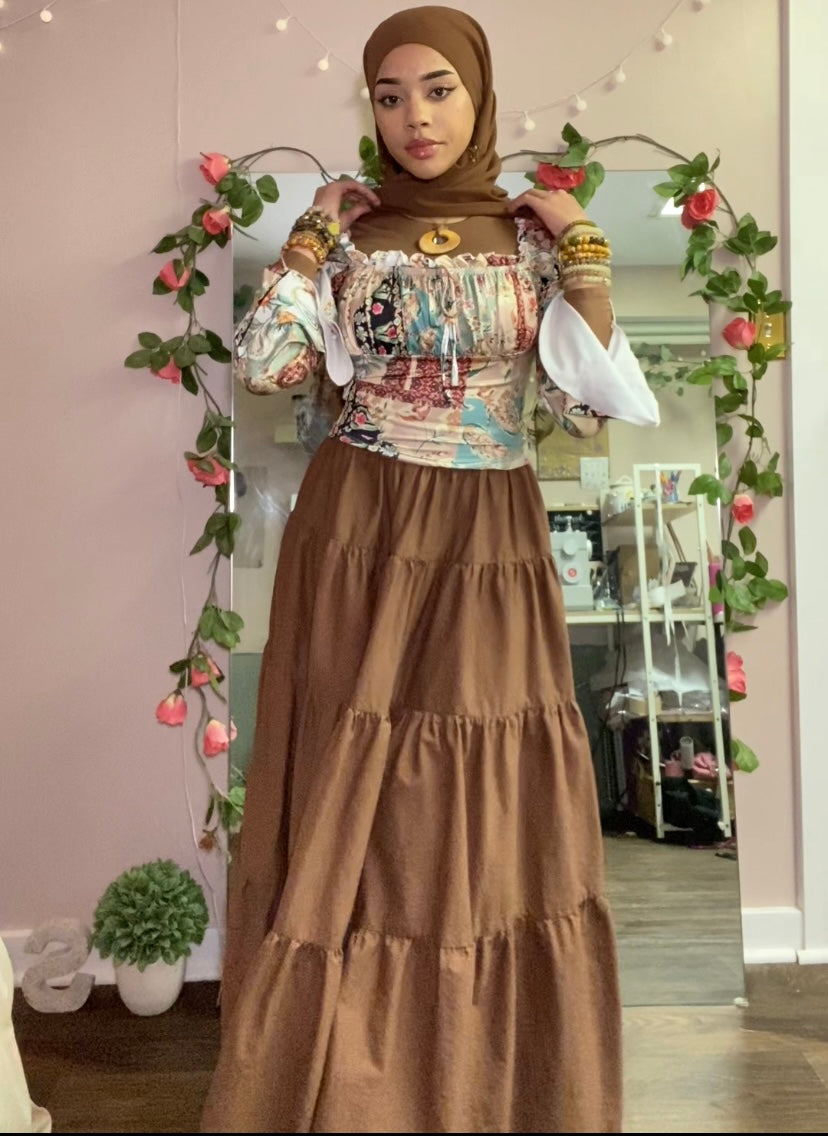 4 tier full skirt