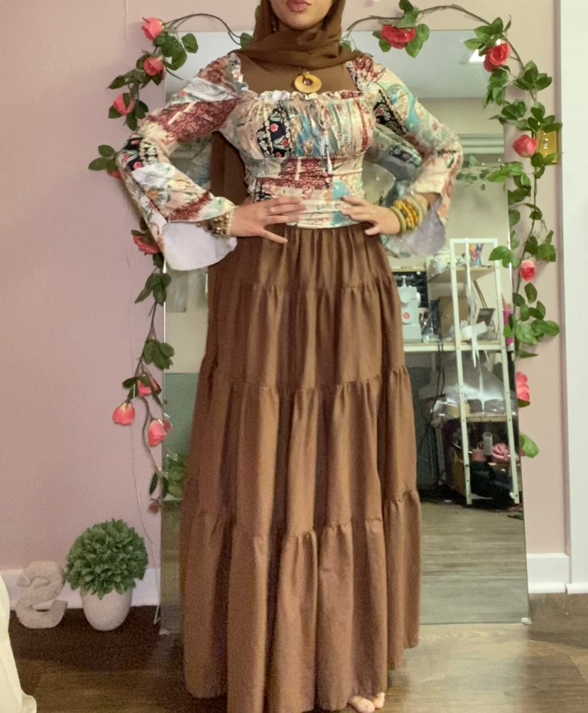 4 tier full skirt