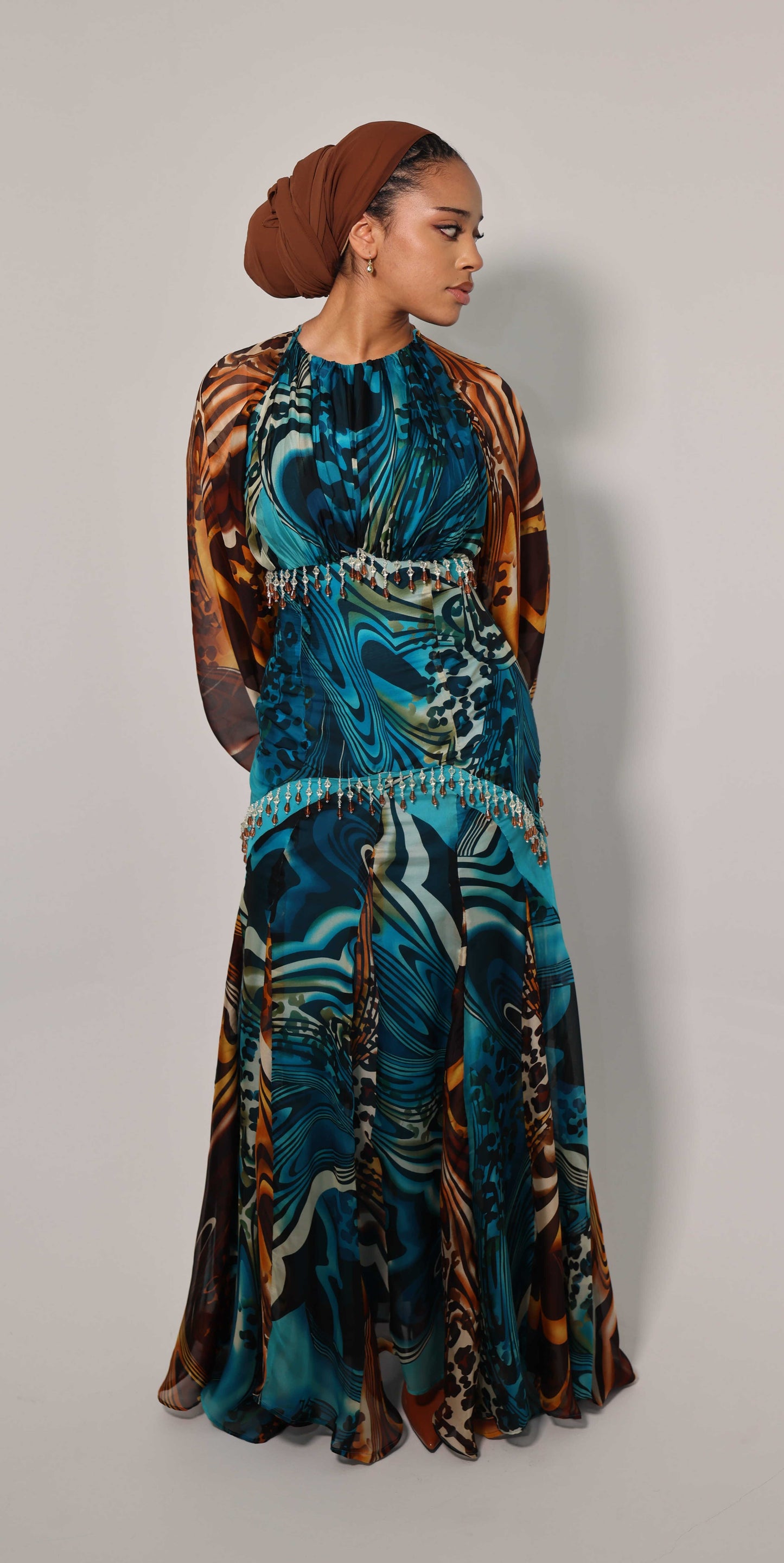 Leopard Bloom Dress