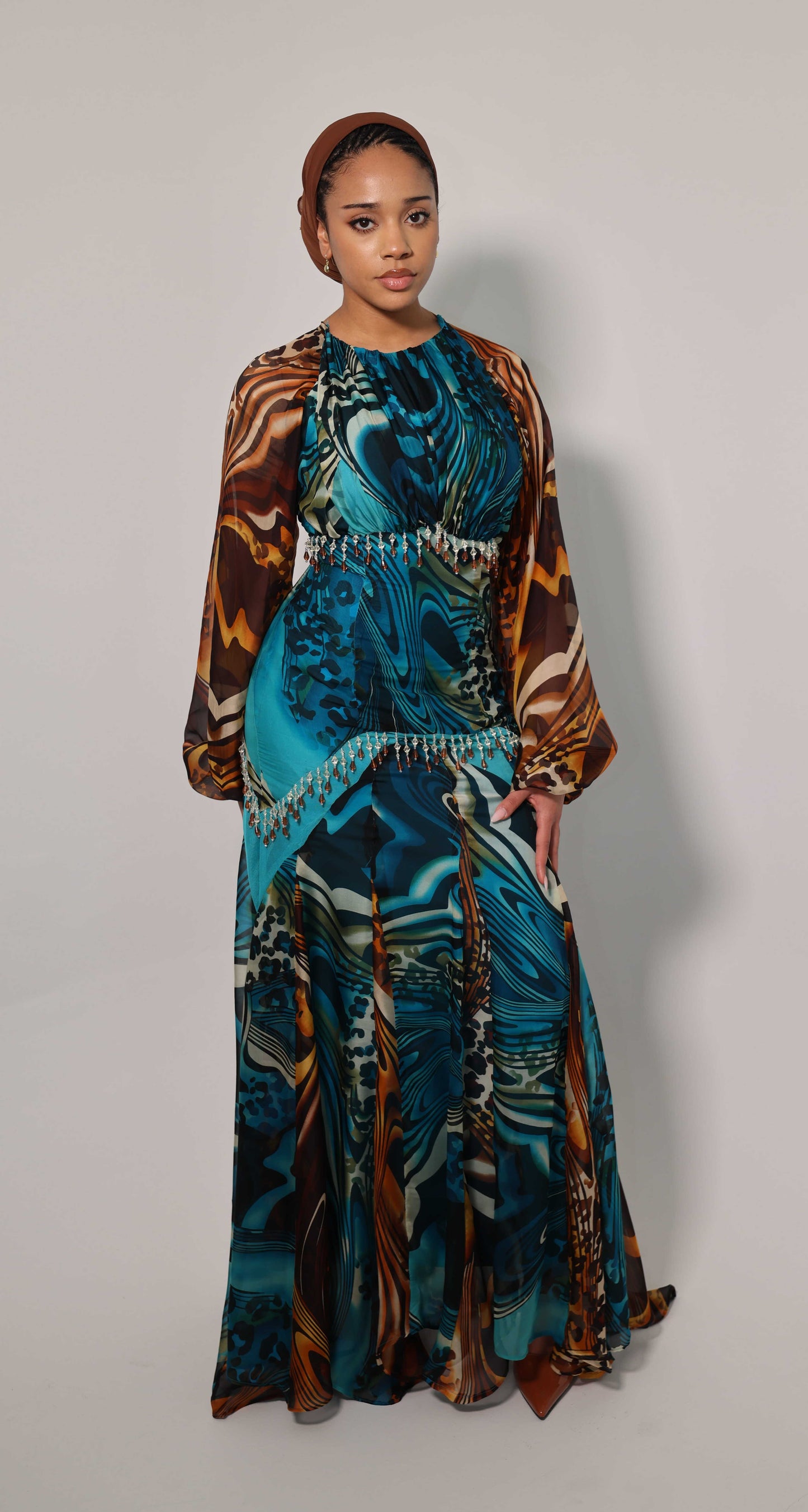 Leopard Bloom Dress