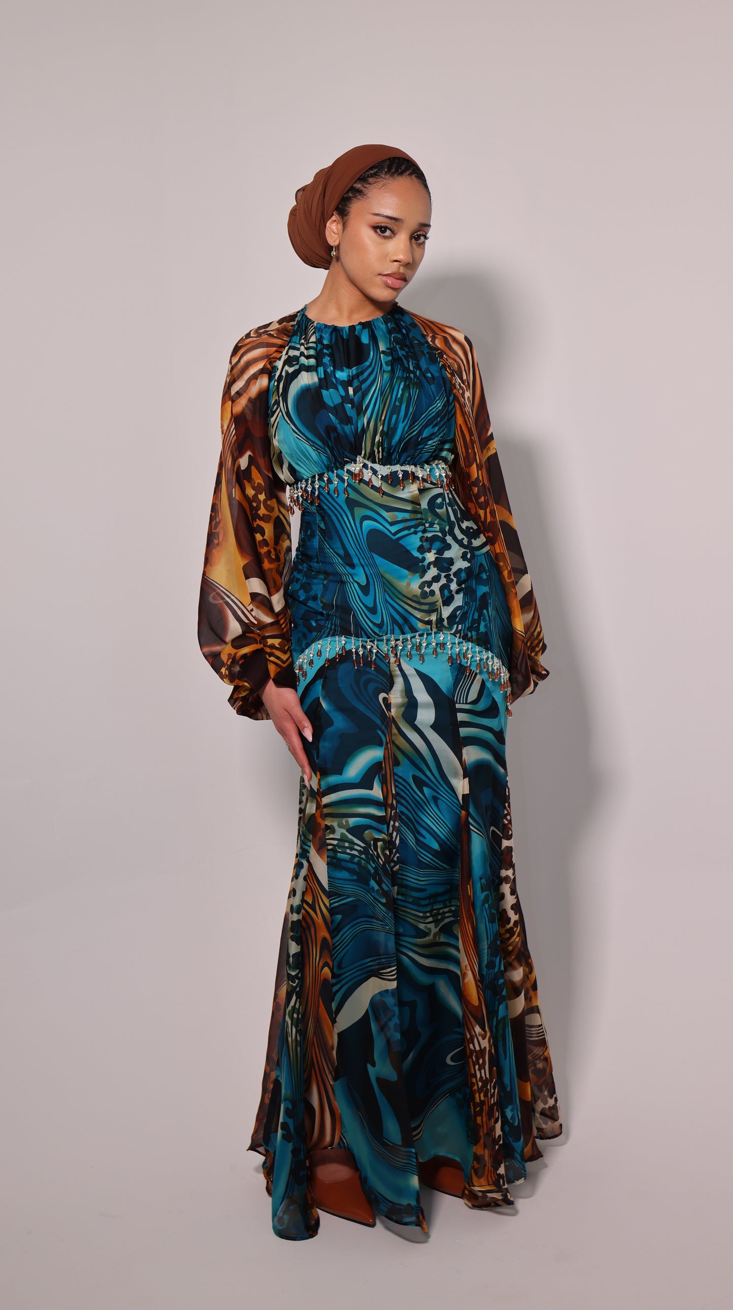 Leopard Bloom Dress