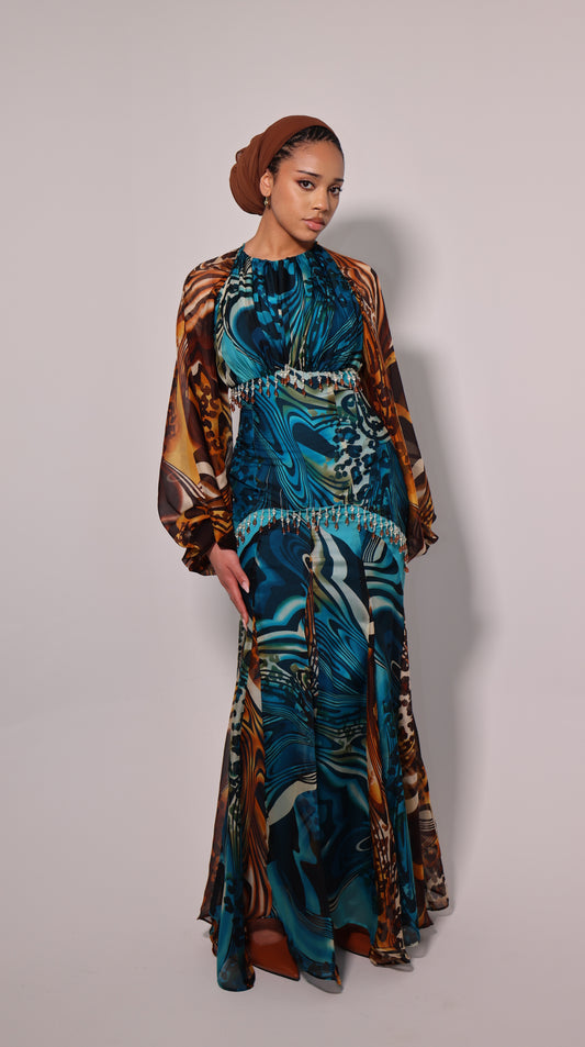 Leopard Bloom Dress