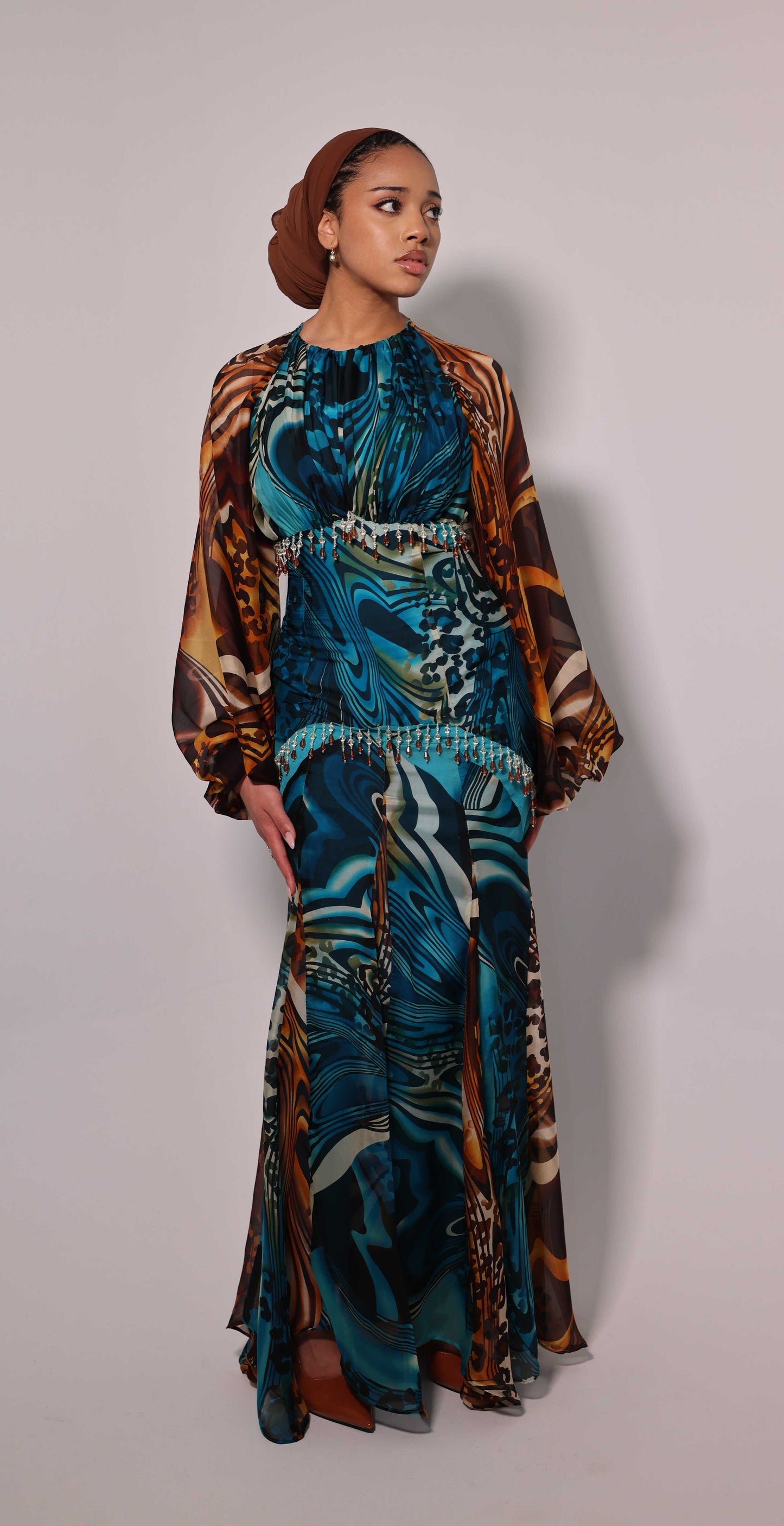 Leopard Bloom Dress