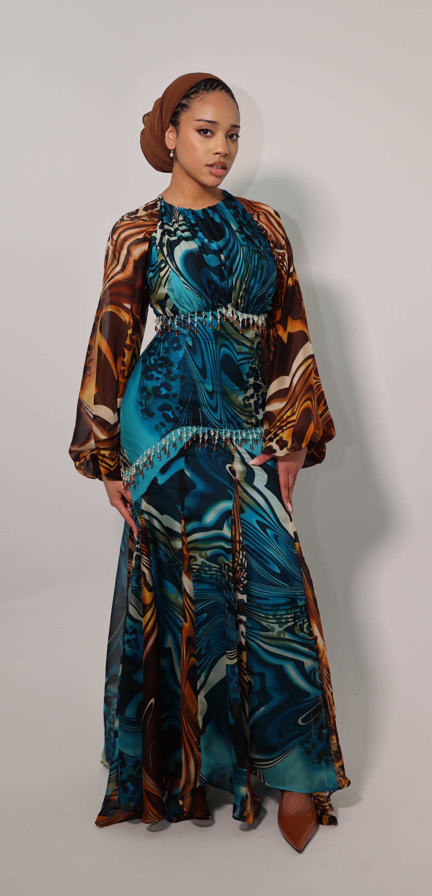 Leopard Bloom Dress